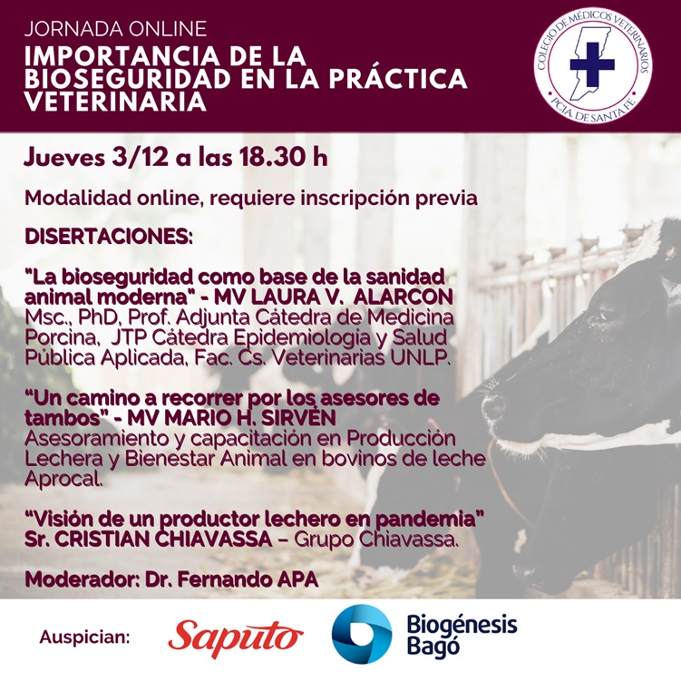 Importancia de la bioseguridad en la pr&aacute;ctica veterinaria